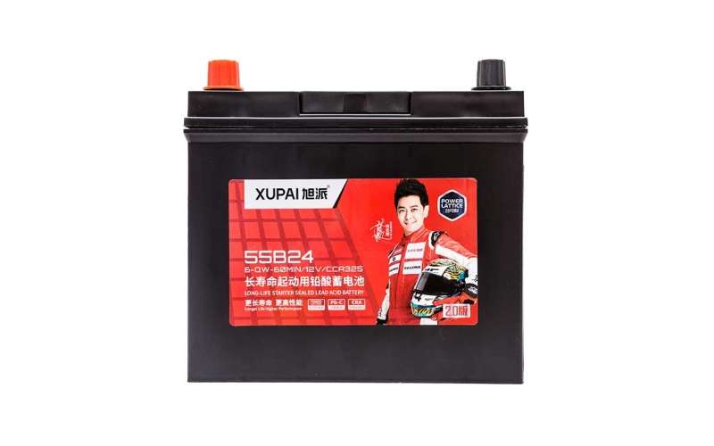 旭派6-QW-60MIN/55B24长寿命汽车起动电池