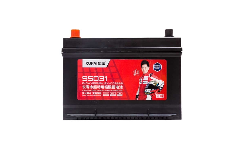 旭派6-QW-126MIN/95D31长寿命汽车起动电池