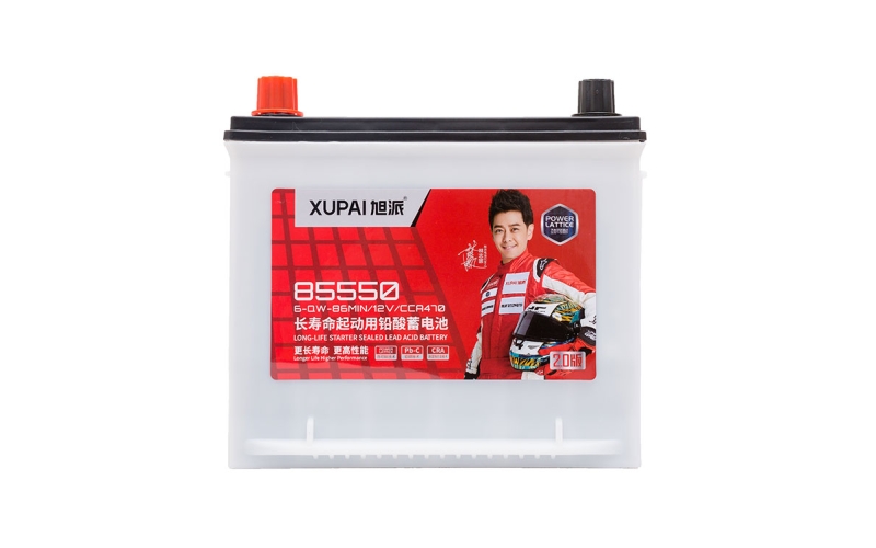 旭派6-QW-86MIN/85550长寿命汽车起动电池